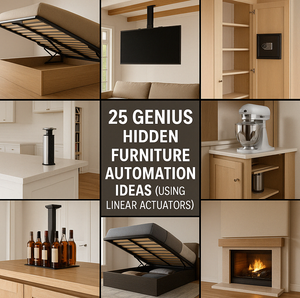 25 Genius Hidden Furniture Automation Ideas (Using Linear Actuators)