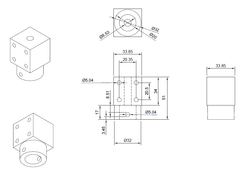 MB10 Mounting Bracket for the Rod end actuators