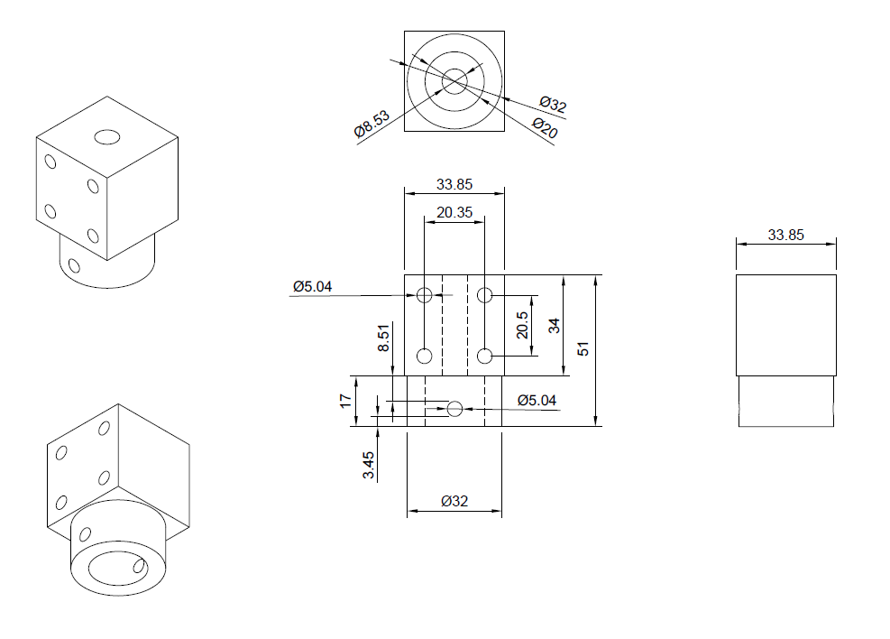 MB10 Mounting Bracket for the Rod end actuators Product Image