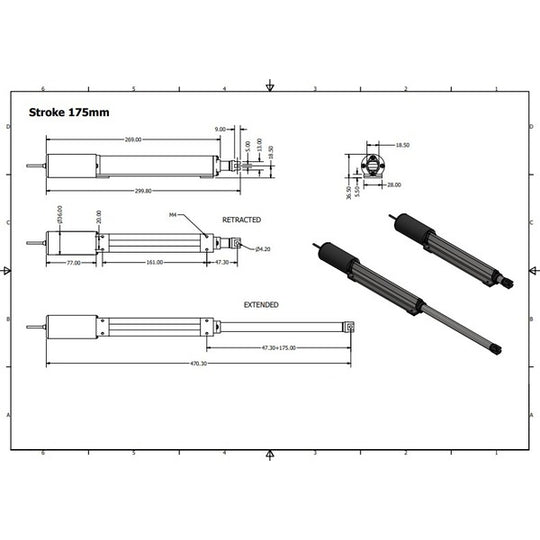 DC 12V impermeabile ip54 mini attuatore lineare 100 mm corsa elettrico  motore lineare aprimotore 30 mm / s spee